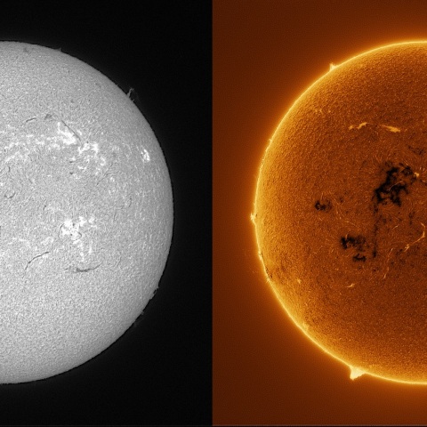 Sun in H-alpha on December 26, 2025