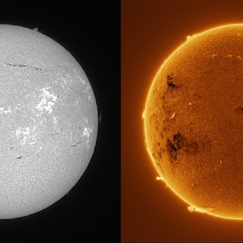 Sun in H-alpha on December 29, 2025