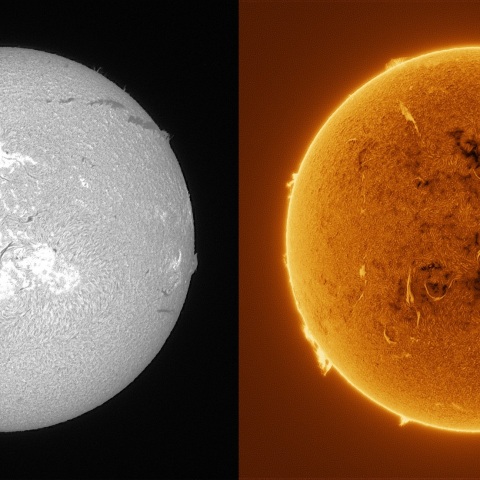 Sun in H-alpha on January 2, 2026