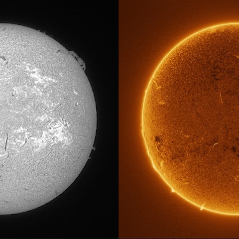 Sun in H-alpha on January 4, 2026