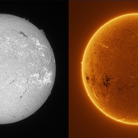 Sun in H-alpha on January 6, 2026