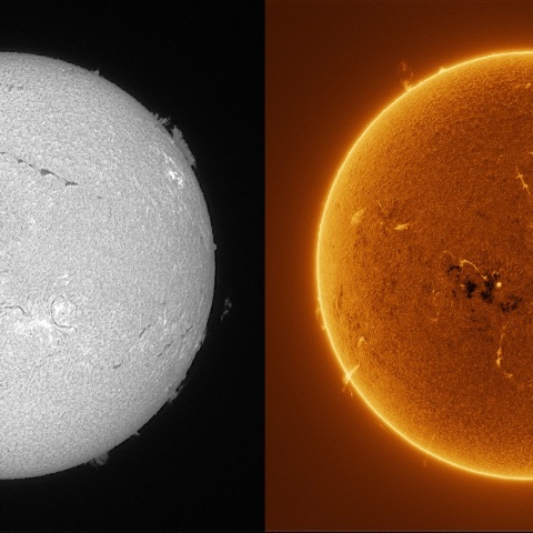 Sun in H-alpha on January 10, 2026