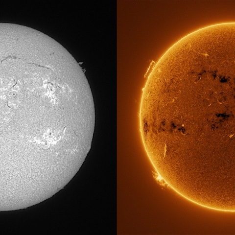 Sun in H-alpha on January 23, 2026