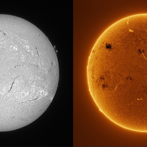 Sun in H-alpha on February 1, 2026