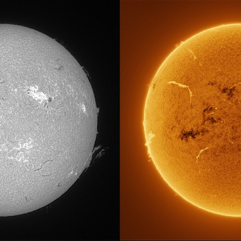 Sun in H-alpha on February 6, 2026