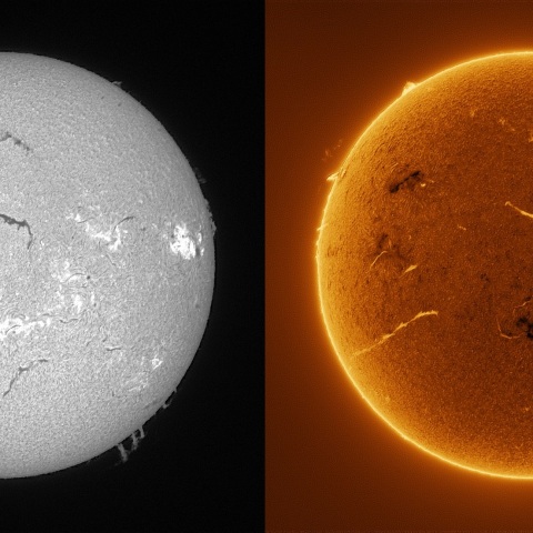 Sun in H-alpha on February 9, 2026