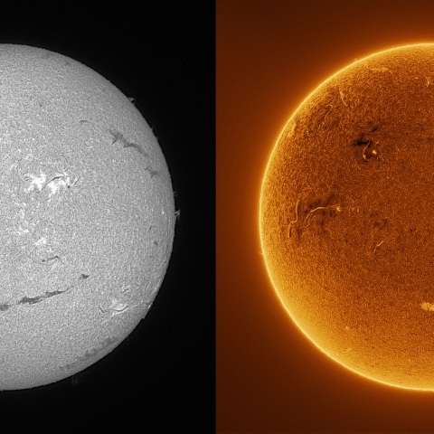 Sun in H-alpha on February 13, 2026