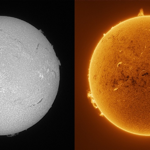 Sun in H-alpha on February 23, 2026