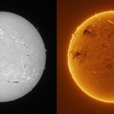 Sun in H-alpha on February 28, 2026