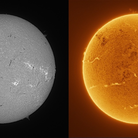 Sun in H-alpha on March 10, 2026