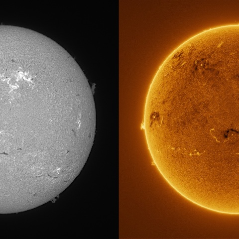 Sun in H-alpha on March 28, 2026