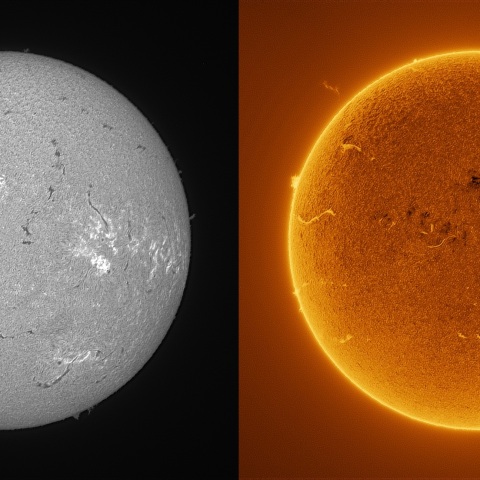 Sun in H-alpha on April 6, 2026