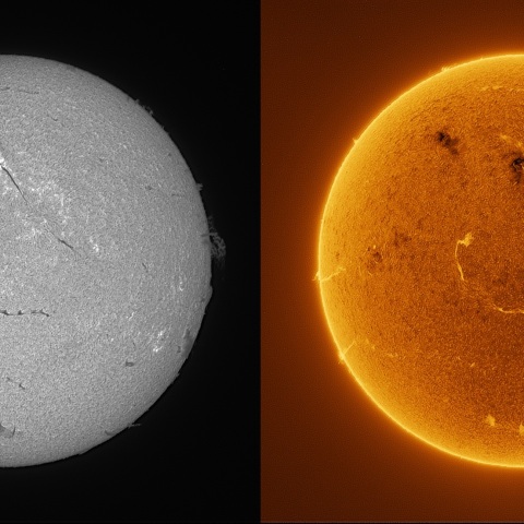 Sun in H-alpha on April 11, 2026