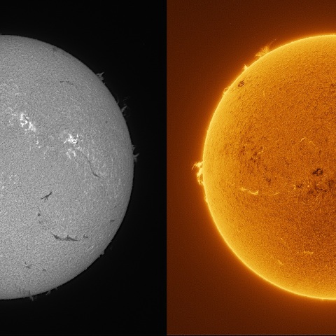 Sun in H-alpha on April 14, 2026