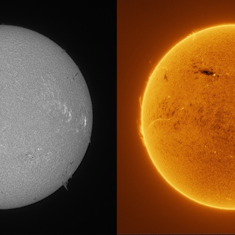Sun in H-alpha on April 17, 2026