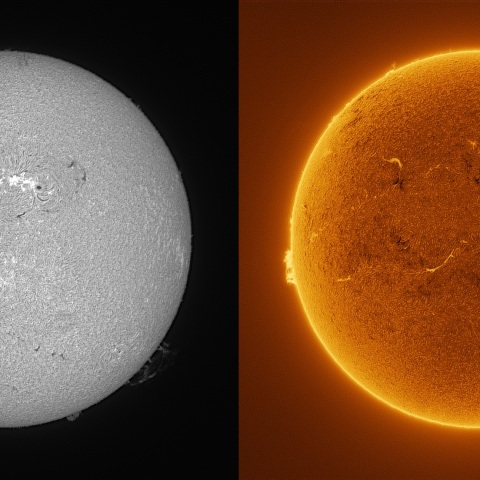 Sun in H-alpha on April 19, 2026