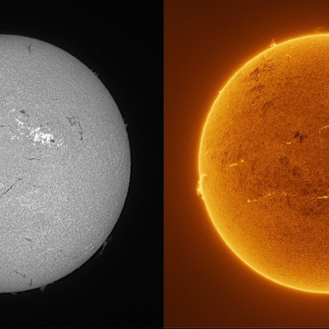 Sun in H-alpha on April 20, 2026