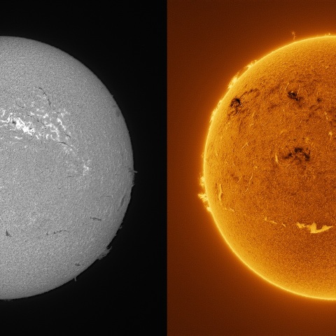 Sun in H-alpha on April 26, 2026