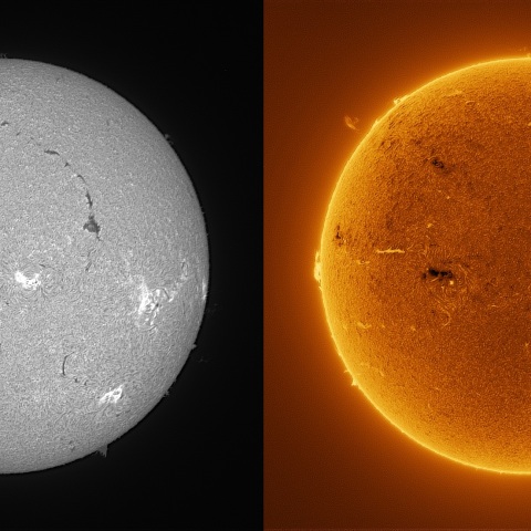 Sun in H-alpha on May 4, 2026
