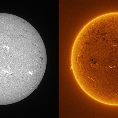 Sun in H-alpha on May 7, 2026