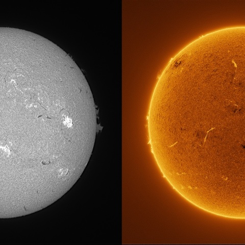 Sun in H-alpha on May 10, 2026