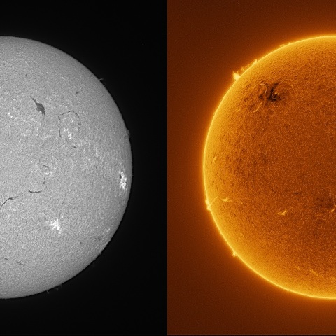 Sun in H-alpha on May 12, 2026
