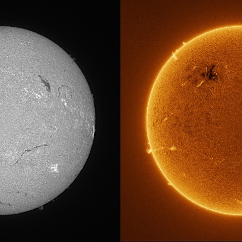 Sun in H-alpha on May 13, 2026