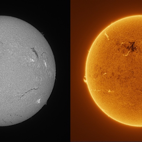 Sun in H-alpha on May 14, 2026
