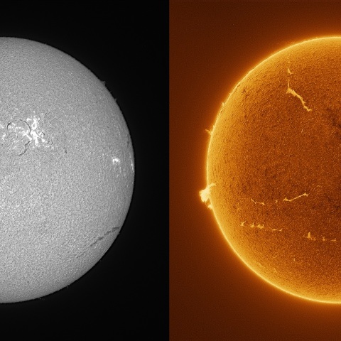 Sun in H-alpha on May 16, 2026
