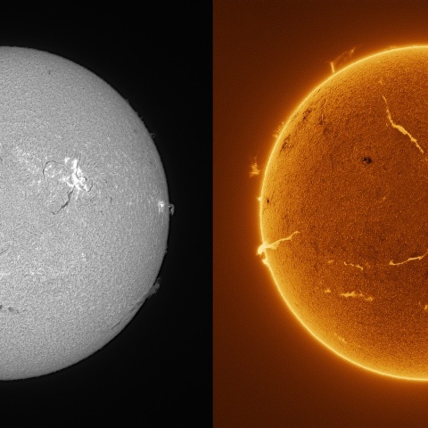 Sun in H-alpha on May 17, 2026