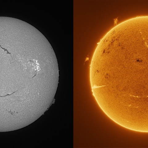 Sun in H-alpha on May 18, 2026