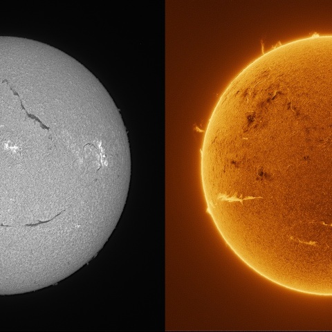 Sun in H-alpha on May 19, 2026