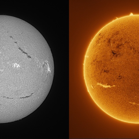 Sun in H-alpha on May 20, 2026