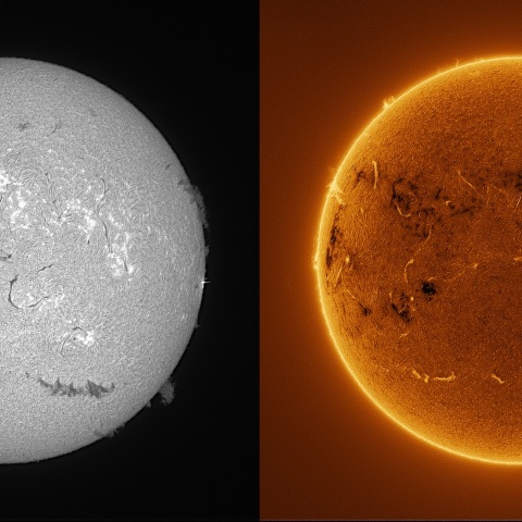 Sun in H-alpha on May 25, 2026