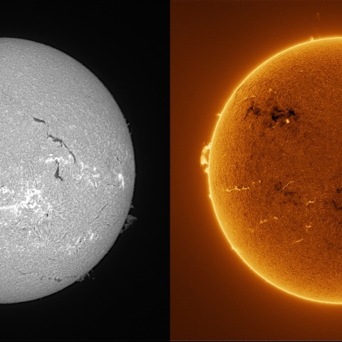 Sun in H-alpha on May 31, 2026