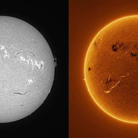 Sun in H-alpha on June 6, 2026