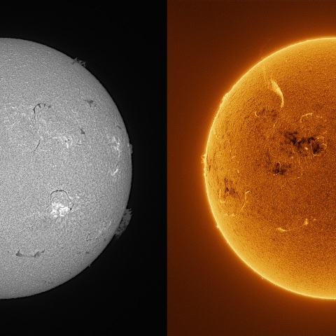 Sun in H-alpha on June 13, 2026