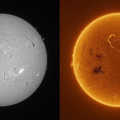 Sun in H-alpha on July 09, 2026