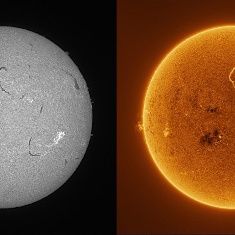 Sun in H-alpha on July 10, 2026