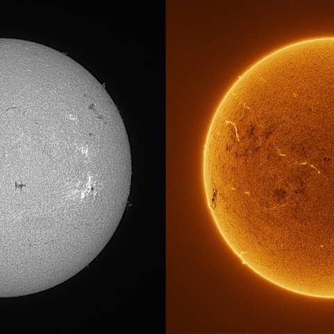 Sun in H-alpha on July 14, 2026