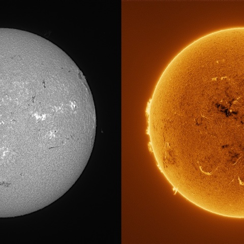 Sun in H-alpha on August 1, 2026