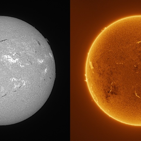 Sun in H-alpha on August 4, 2026