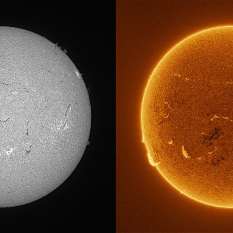 Sun in H-alpha on August 10, 2026
