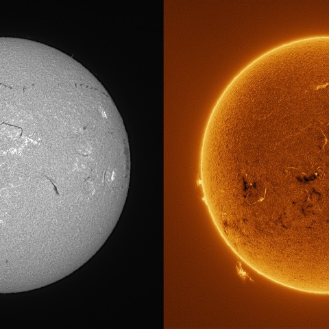 Sun in H-alpha on August 14, 2026