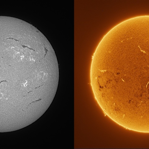 Sun in H-alpha on September 2, 2026
