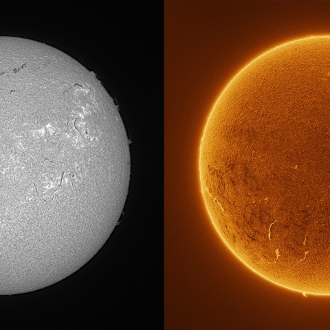 Sun in H-alpha on September 14, 2026