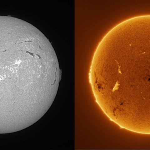 Sun in H-alpha on September 22, 2026