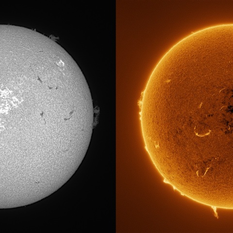 Sun in H-alpha on October 7, 2026