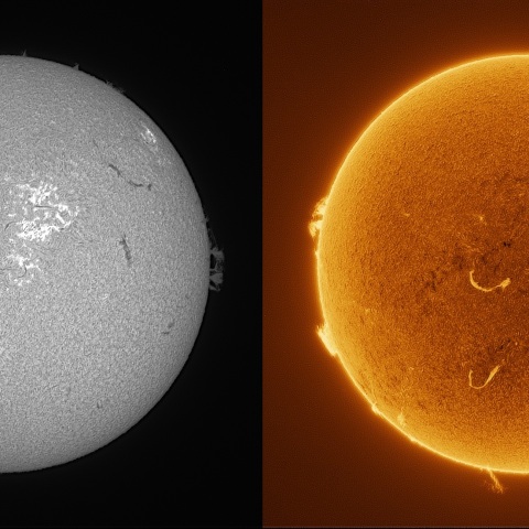 Sun in H-alpha on October 8, 2026
