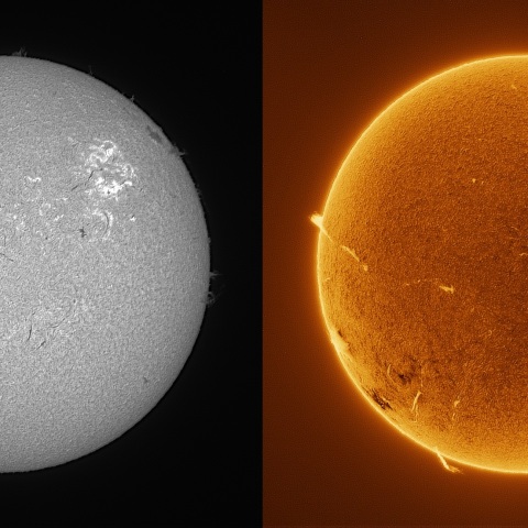 Sun in H-alpha on October 10, 2026
